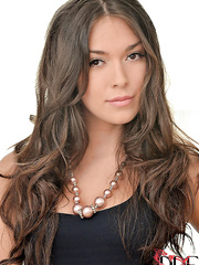 High heel attired honey Mila L displaying hawt legs and cool arse