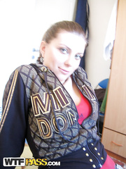 Breasty dilettante Lory finger widens her love tunnel after getting stripped on her daybed