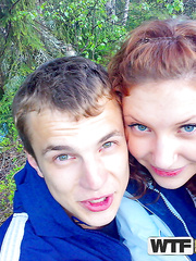 Non-Professional hotty with red hair changes into a bikini previous to getting in the ocean