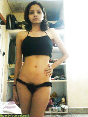 Indian female models various items of raiment and underware in non bare manner