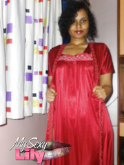 Desi female Lily Singh plays with her nipps after freeing melons from underware