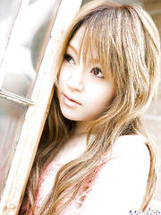 Adorable oriental playgirl Ria Sakurai uncovering her diminutive curves outdoor