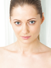 Slender juvenile lady with a worthy gazoo Kai disrobes out of her taut jeans