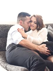 Sexy pornstar Dominica Phoenix displays her hawt wares and lusty engulfing skills