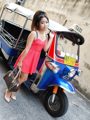 Slim Oriental honey Nuna receives her taut love tunnel filled with a good rod