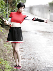 Cadey Mercury acquires picked up on the street and nailed by a cute boy