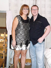 Our swinger friends MARIA and DAN a little plump but active sexually