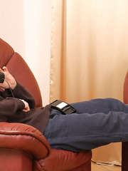 Mature lady with lengthy hair has raunchy relations with two younger boyz at one time