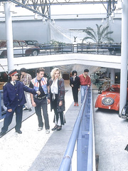 Seventies era pornstars receive jism in throats after anal during group sex act