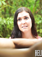 Dark Brown legal age teenager Brittany Shae is compulsory into having sex during the time that hitchhiking