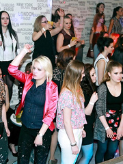 A bachelorette party receives out of control when beauties acquire turned on by strippers