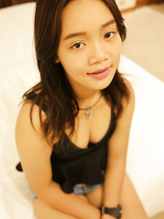 Barely legal Thai cutie eats a 's butt previous to bareback sex in motel room