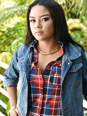 Irresistible legal age teenager Maya Bijou rides her ex's most good pal in hawt reverse cowgirl