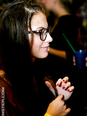 Concupiscent amateurs collecting cumshots at the wild groupsex party