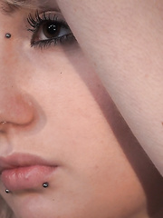 Slender blond legal age teenager Noa Livia is brought to tears during corporal torments