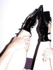 Hi guys and sexy ladies enjoy these high heels and stockings pics