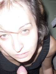 My former high school teacher sucking my cock