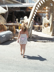 32 year old wife walking around in public while on holiday