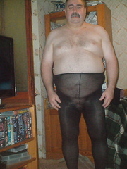Chubby Gerald showing nude please share and wearing nylons