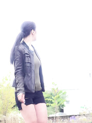 Barefaced mother I'd like to fuck Corin with a unshaved cum-hole squats in public and takes a void urine