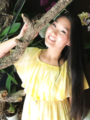 Oriental 1st timer Kanata takes a sex tourist's weenie inside her taut muff