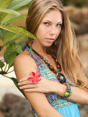 European glamour honey Krystal Boyd making legal age teenager pornstar debut outdoors