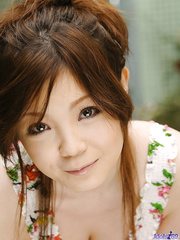 Pale Japanese gal Nami Ogawa frees her large naturals in advance of changing undies