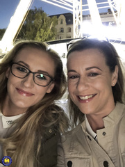 Aged woman ball gags a legal age teenager angel previous to eating her muff