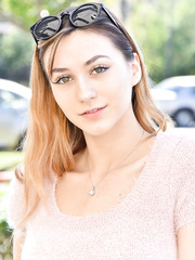 Hot hotty Hana flaunts her miniature pantoons in public and bows to show hawt gazoo