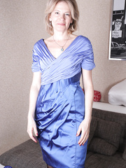 Lascivious cougar copulates a younger guy after this chab buys her hawt underware