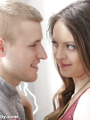 Excited legal age teenager Aaliyah seduces and bonks her boy during anal sex in hawt nylons