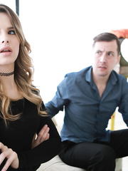 Messy golden-haired Jillian Janson takes her paramour's weenie up her dirty arsehole