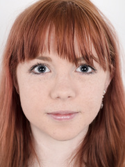 Cute redhead non-professional uncovers her barely budding melons as this babe acquires exposed