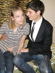 Legal Age Teenager paramours remove denim jeans prior to trying anal sex