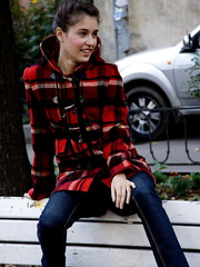 Thin legal age teenager goes twat to face hole with a big wang in cute socks