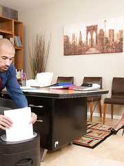 Booty fucking scene in the office features reality brunette hair Whitney Westgate