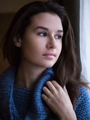 Super slender legal age teenager Cristin flaunts her consummate sizzling body and cute feet