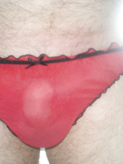 Just me wearing my wifes knickers