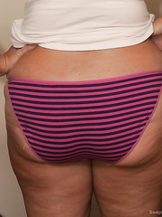 Wendy bbw posing for pics wearing various items of lingerie