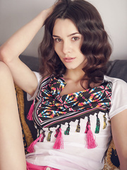 Slender legal age teenager Adel Morel widens on the bed nude to show her enchanting cookie