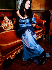 Large boobed brunette hair has her a lesbo take up with the tongue her cunt in advance of riding a large ramrod