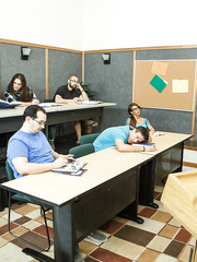 Large Wobblers At School Madison Ivy,strapon Monique Alexander