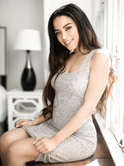 Glamorous Latin Babe legal age teenager Maya Bijou blows her chap prior to getting drilled