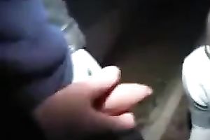 Sucking 2 ramrods and getting cum all over my face