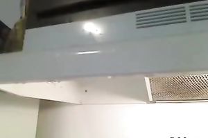 Pretty dark brown jumps on a realistic sex tool in homemade solo video
