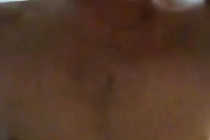 Watch me driving my dick in my GF's bald bawdy cleft and fucking it