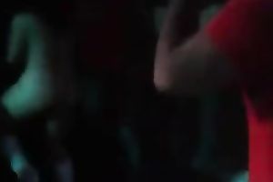 Captivating Latin stripper moves her body like a guru