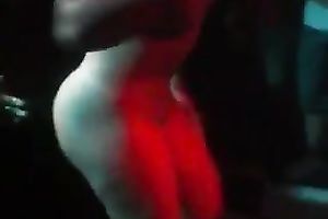 Captivating Latin stripper moves her body like a guru