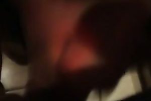 My fleshly brunette hair white women milks my penis dry on her face