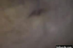 My serf eats cum after worshiping my penis